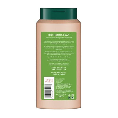 Biotique Bio Henna Leaf Fresh Texture Shampoo & Conditioner (340ml)