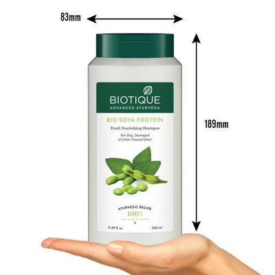 Biotique Bio Soya Protein Fresh Nourishing Shampoo (340ml)