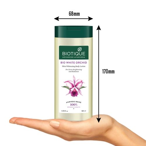 Biotique Bio White Orchid Skin Whitening Body Lotion (180ml)