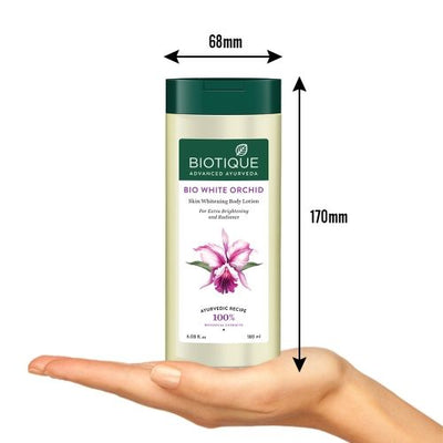Biotique Bio White Orchid Skin Whitening Body Lotion (120ml)