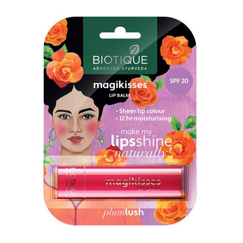 Biotique Magikisses Plum Lush Lip Balm (4gm)