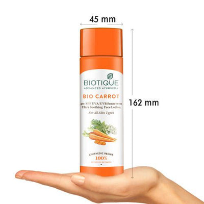 Biotique Bio Carrot Sunscreen Face Lotion (190ml)