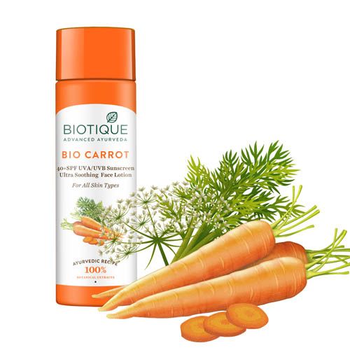 Biotique Bio Carrot Sunscreen Face Lotion (190ml)