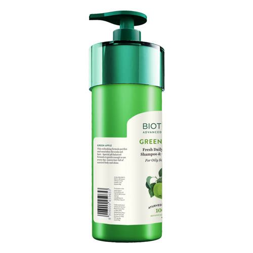 Biotique Bio Green Apple Shampoo & Conditioner (800ml)
