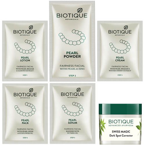 Biotique Bio Pearl White Facial Kit (65gm)