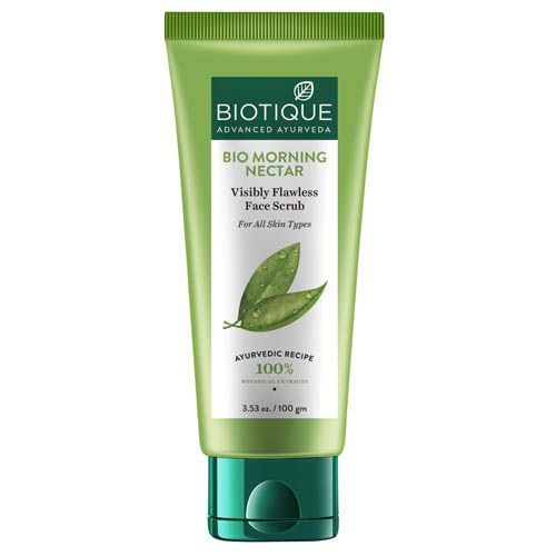 Biotique Bio Morning Nectar Visibly Flawless Face Scrub (100gm)