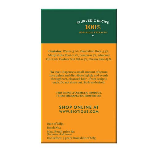 Biotique Bio Almond & Cashew Hair Serum (40ml)