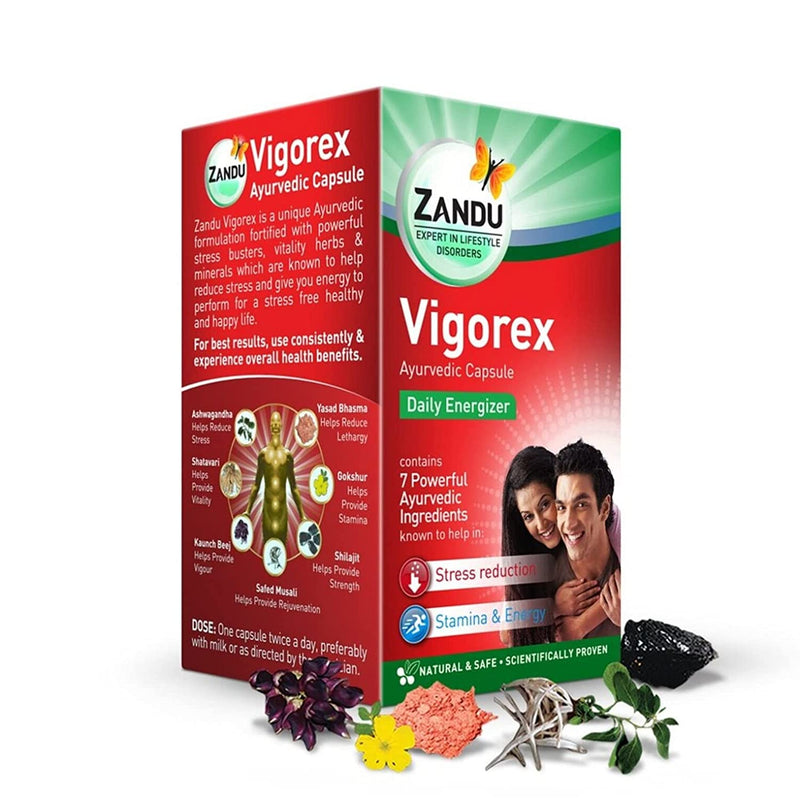 Zandu Vigorex Gold Buy 1 Get 1 (20 Caps)