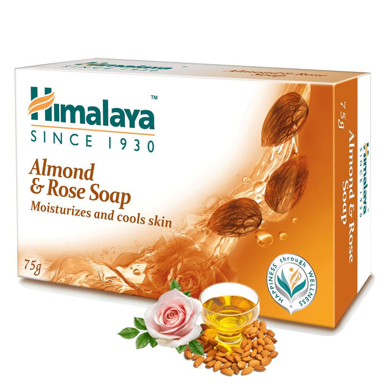 Himalaya Almond & Rose Soap (75g )