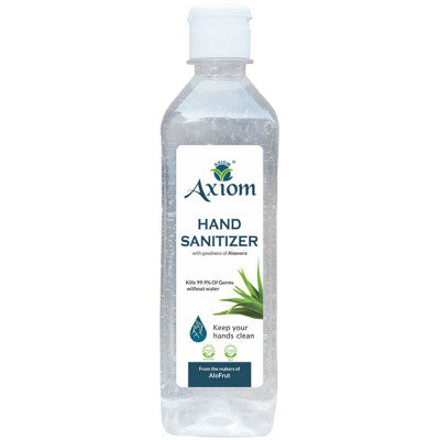 Axiom Hand Sanitizer Enriched With Aloevera, Neem And Haldi (160ml)