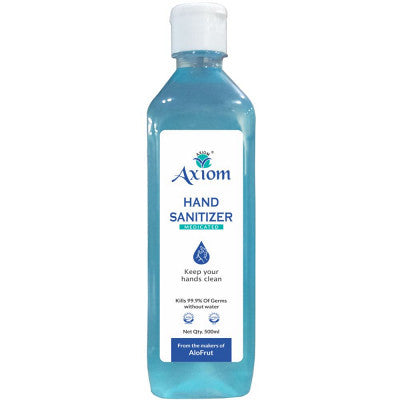 Axiom Medicated Hand Sanitizer With Hydrogen Per-Oxide (Mist -Spray Pump) (500ml)