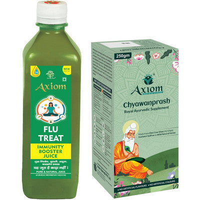 Axiom Royal Ayurvedic Chyawanprash (250G) & Flutreat Juices (500Ml) (1Pack)