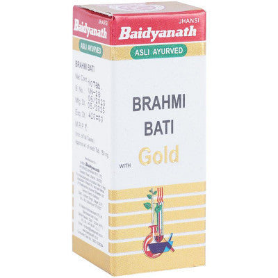 Baidyanath Brahmi Vati (Swarna Moti Kesar Yukta) (10tab)
