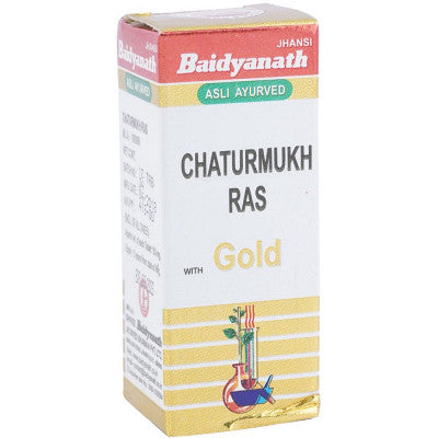 Baidyanath Chaturmukh Ras (Swarna Yukta) (10tab)