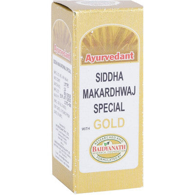 Baidyanath Siddha Makardhwaj (Swarna Moti Amber Yukta) (10tab)
