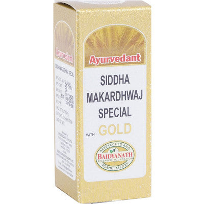Baidyanath Siddha Makardhwaj (Swarna Moti Amber Yukta) (25tab)