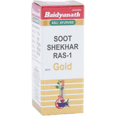 Baidyanath Sutshekhar Ras No 1 (Swarna Yukta) (10tab)