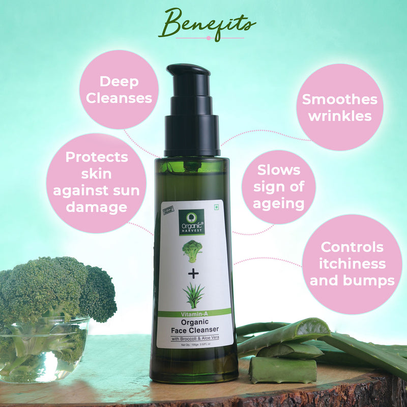Organic Harvest Organic Face Cleanser – Vitamin A (100ml)