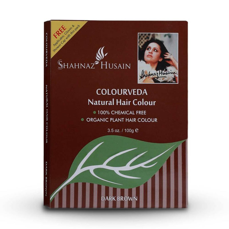 Shahnaz Husain Colourveda Natural Hair Colour (Dark Brown) (100gm)