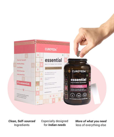 Cureveda Essential Multivitamin for Women (60 tabs)