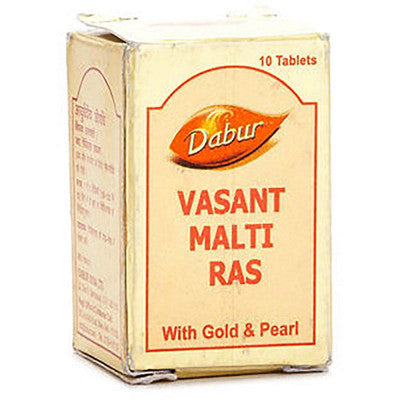 Dabur Vasant Malti Ras With Gold (25tab)