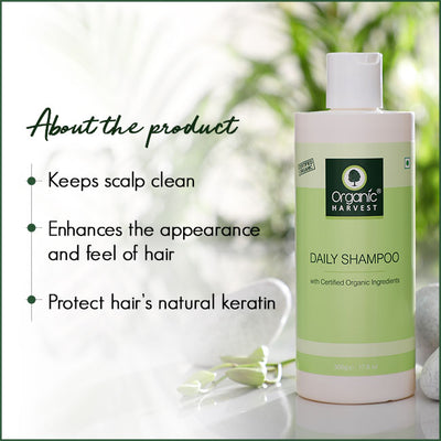 Organic Harvest Daily Shampoo (225ml)