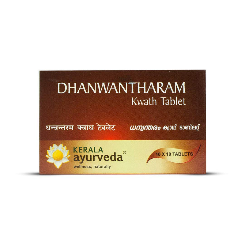 Kerala Ayurveda Dhanwantharam Kwath Tablets (10x10 tab)