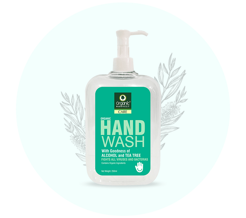 Organic Harvest Hand Wash – Tea Tree (250ml)
