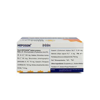 Kerala Ayurveda Heposem Tablet (10x10tab)