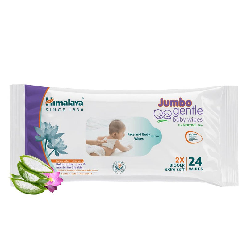Himalaya Jumbo gentle baby wipes (24&
