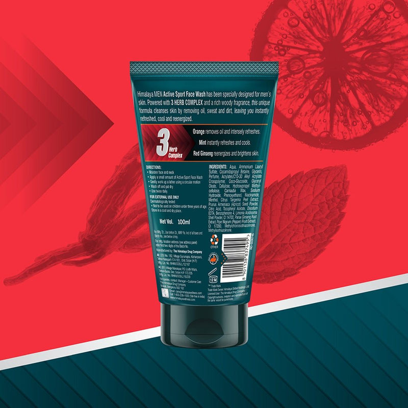 Himalaya Men Active Sport Face Wash (50ml)