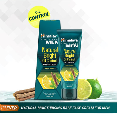 Himalaya Men Natural Bright Oil Control Face Gel Cream (50g)