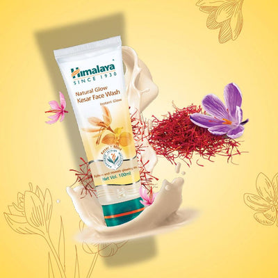 Himalaya Natural Glow Kesar Face Wash (100ml)