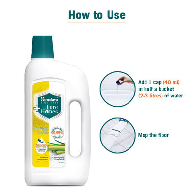 Himalaya Pure Homes Sanitizing Floor Cleaner - Lemongrass (1 Litre )