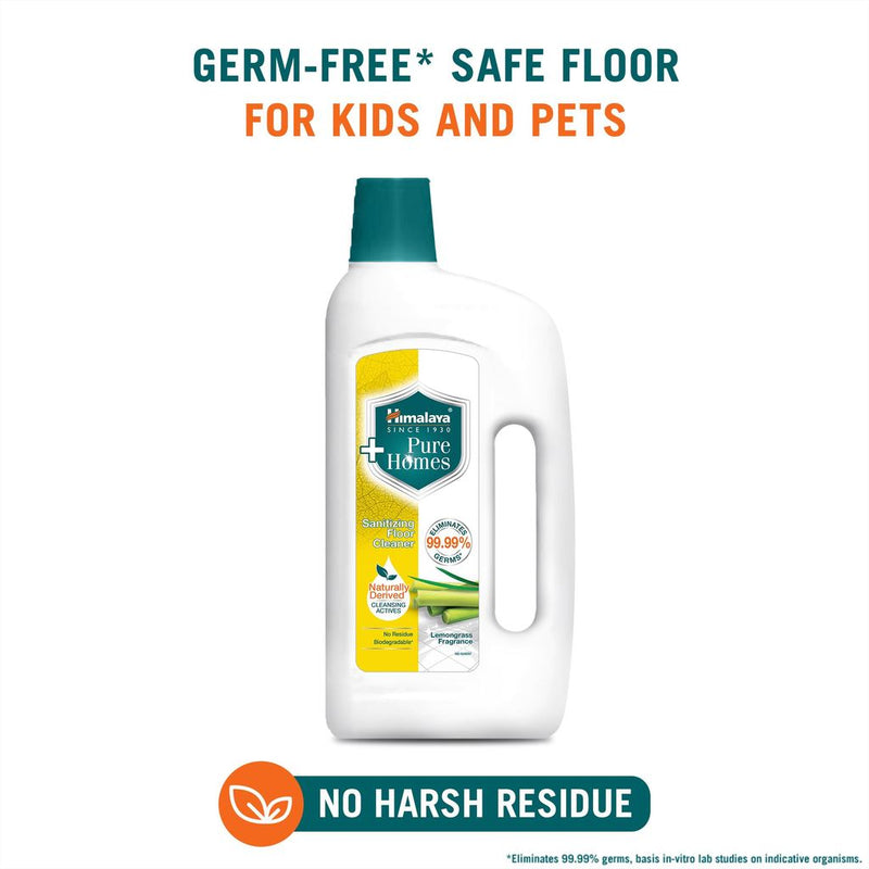 Himalaya Pure Homes Sanitizing Floor Cleaner - Lemongrass (500 ml)
