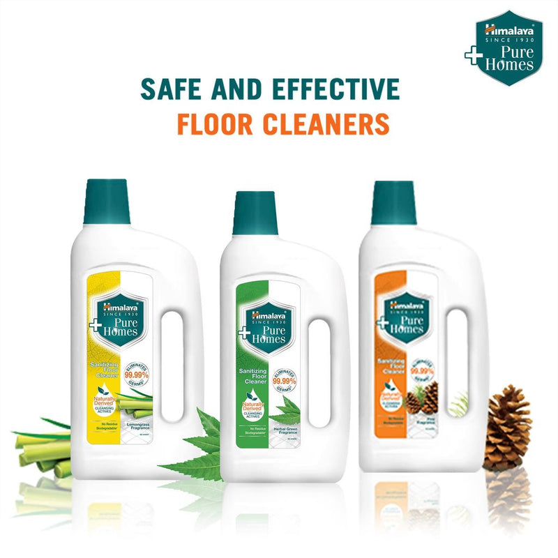 Himalaya Pure Homes Sanitizing Floor Cleaner - Lemongrass (1 Litre )