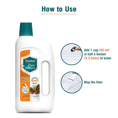 Himalaya Pure Homes Sanitizing Floor Cleaner - Pine (1 Litre )