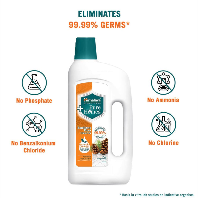 Himalaya Pure Homes Sanitizing Floor Cleaner - Pine (1 Litre )