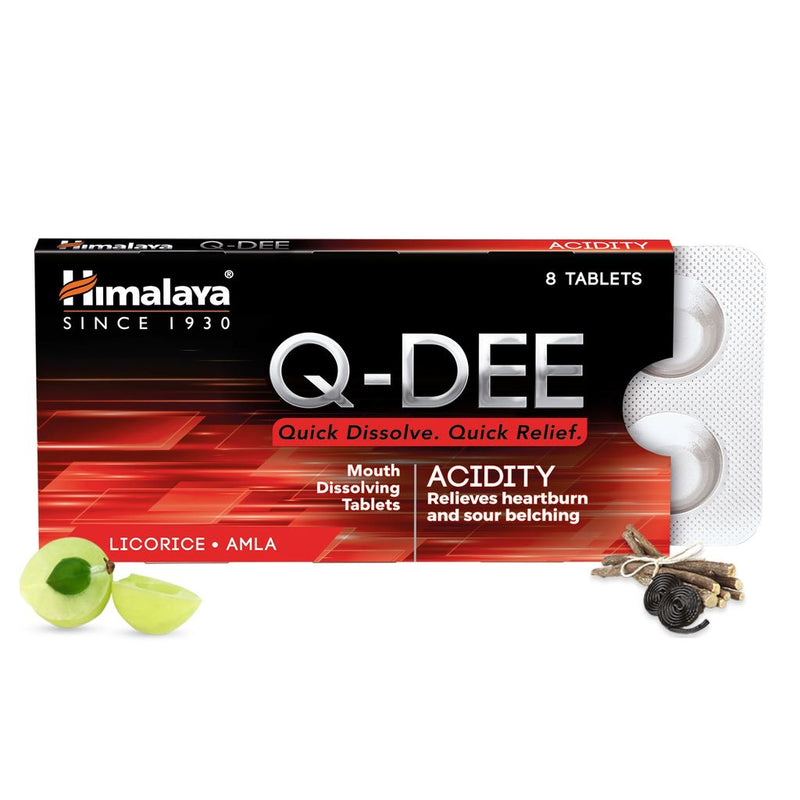 Himalaya Q-DEE Acidity - MDT Tablet (1N X 8&