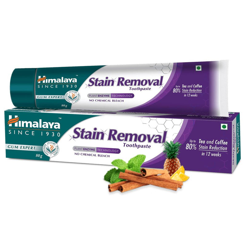 Himalaya Stain Removal Toothpaste (80g)