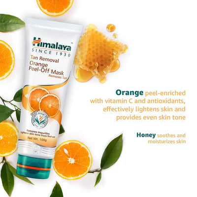 Himalaya Tan Removal Orange Peel-Off Mask (100g)