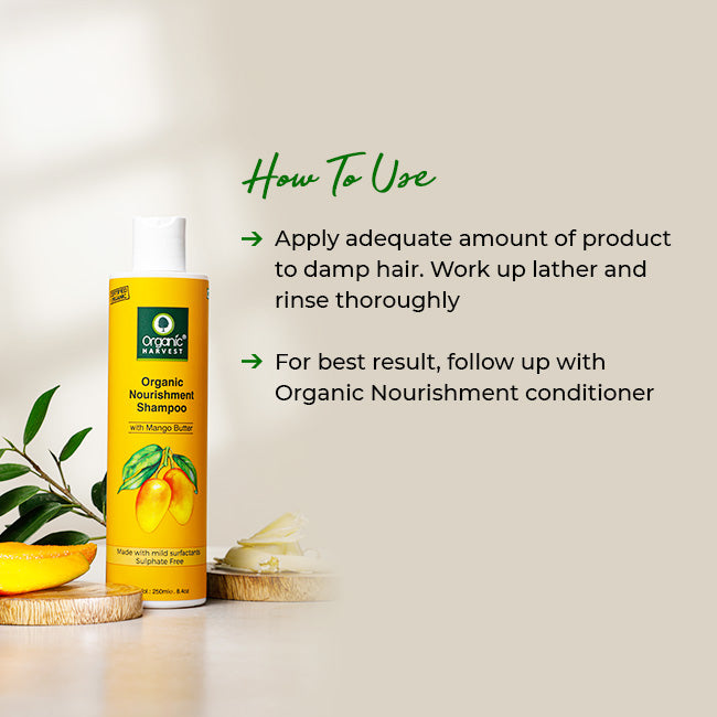 Organic Harvest Organic Nourishment Shampoo (250ml)