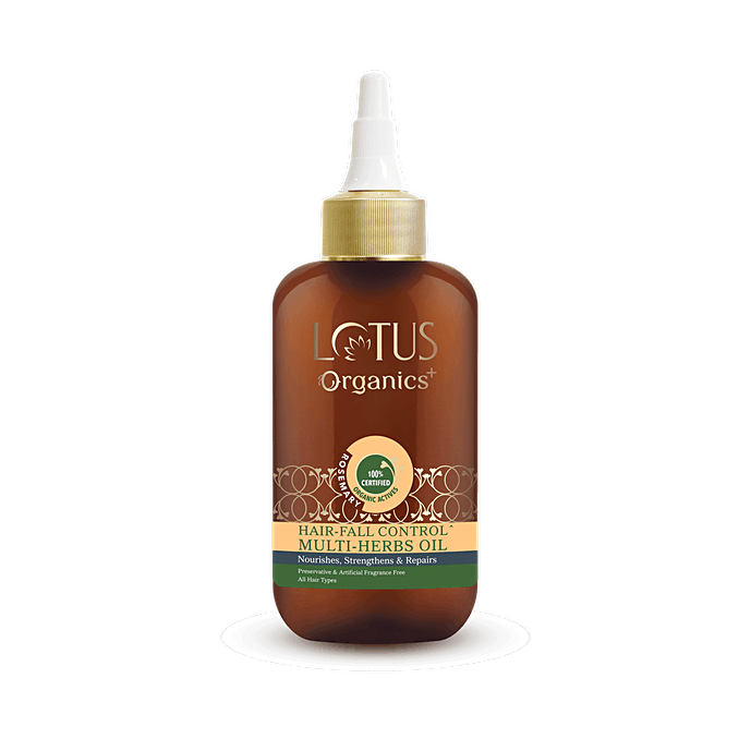 Lotus Organics+ Hair Fall Control Multi Herbs Oil (200ml)