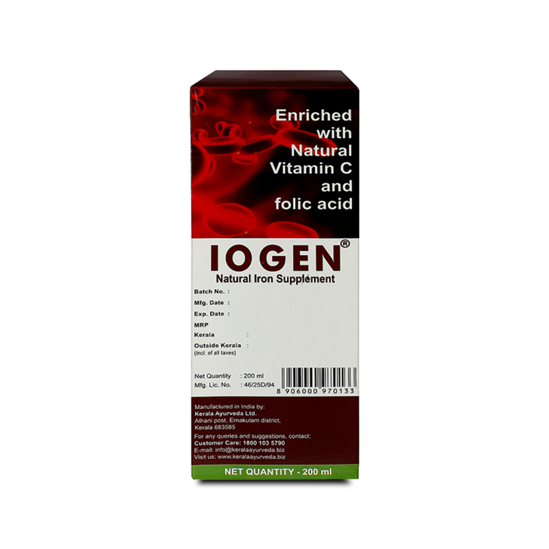 Kerala Ayurveda Iogen Syrup (200ml)