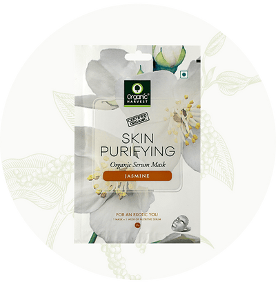 Organic Harvest Skin Purifying Sheet Mask- Jasmine (20gm)