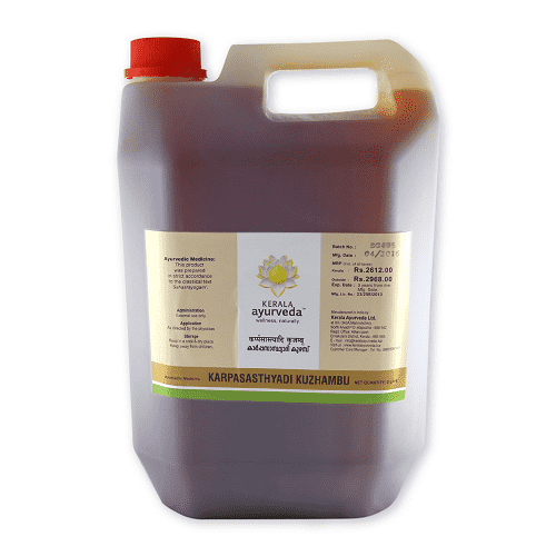 Kerala Ayurveda Karpasasthyadi Kuzhambu (5 Ltr)