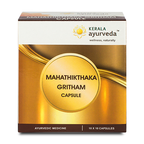 Kerala Ayurveda Mahathikthaka Gritham Capsule (100 Nos)