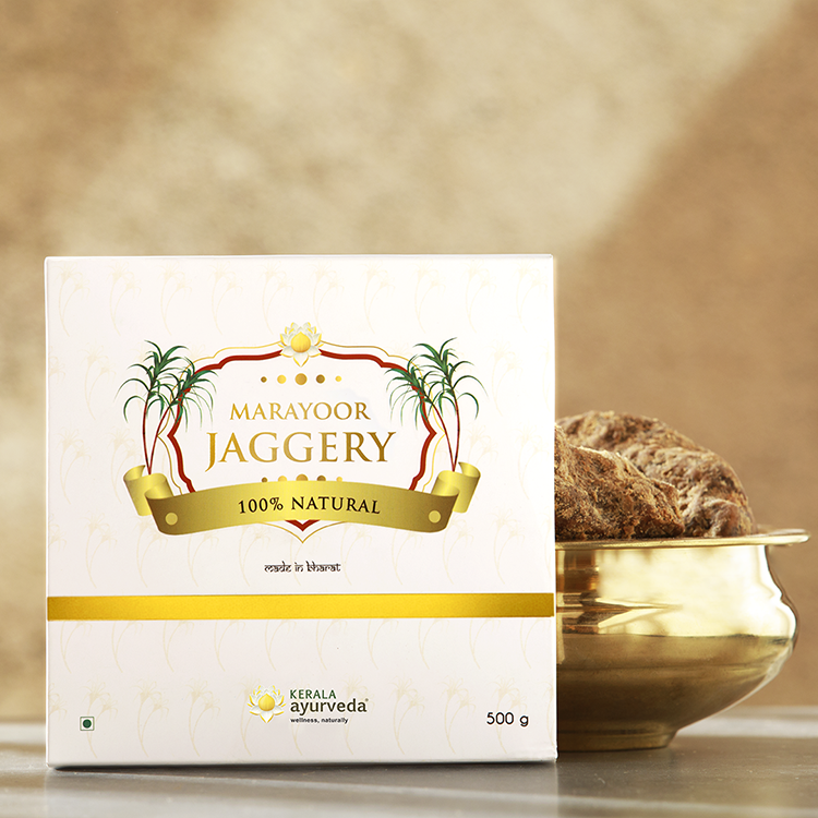 Kerala Ayurveda Marayoor Jaggery (500 gm)