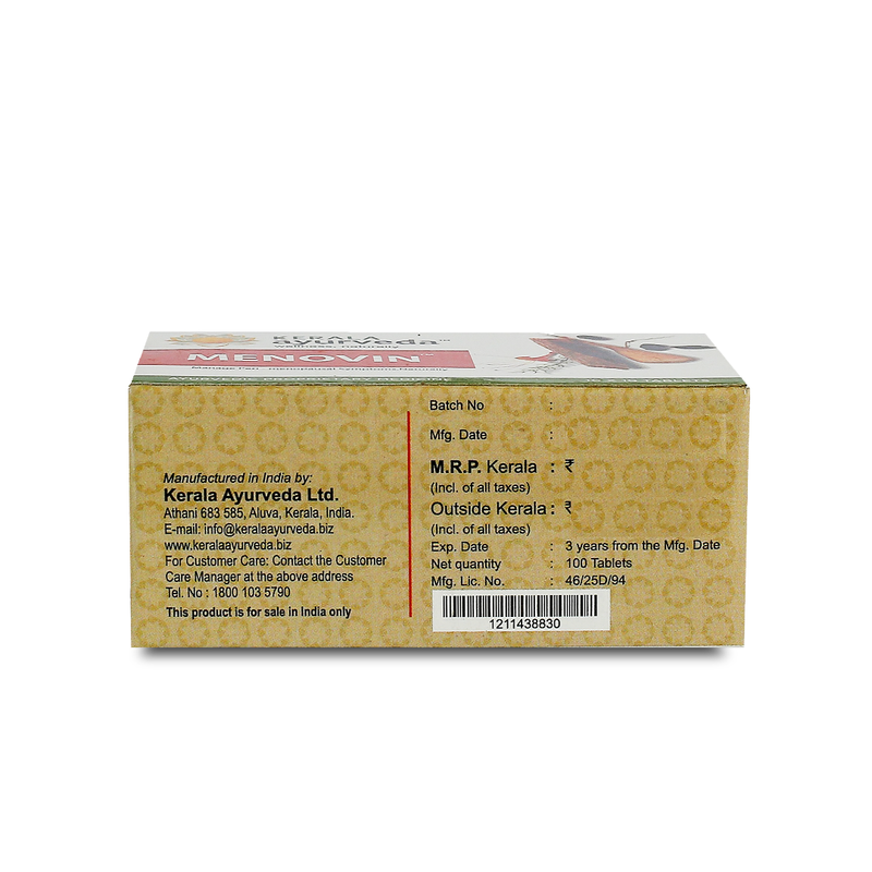 Kerala Ayurveda Menovin Tablet (100 Nos)