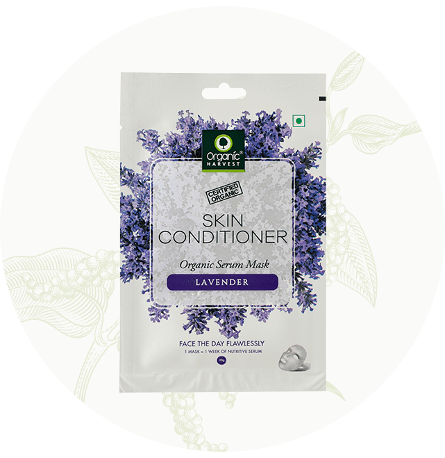 Organic Harvest Skin Conditioner Sheet Mask- Lavender (20gm)